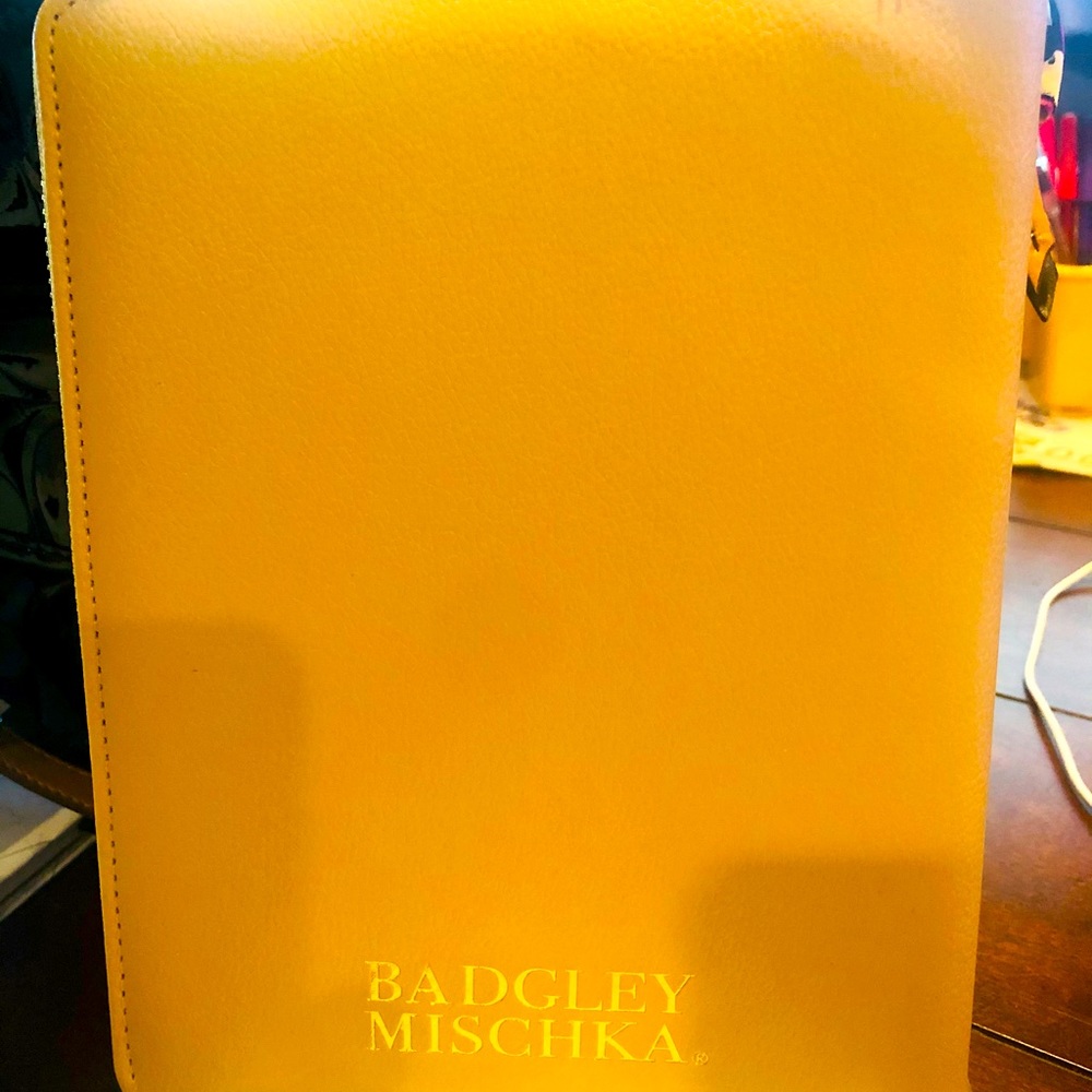 Badgley Mischka Zip notebook